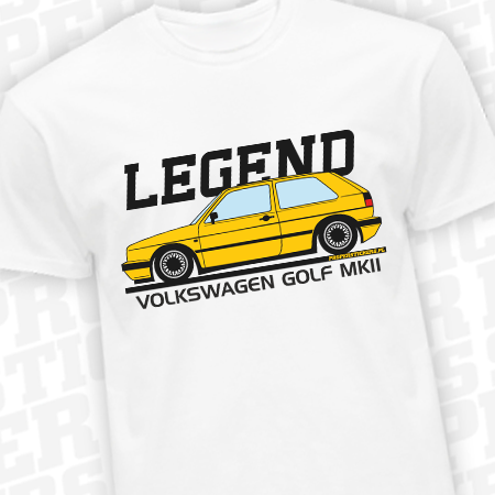 VOLKSWAGEN GOLF MK2 LEGEND - koszulka